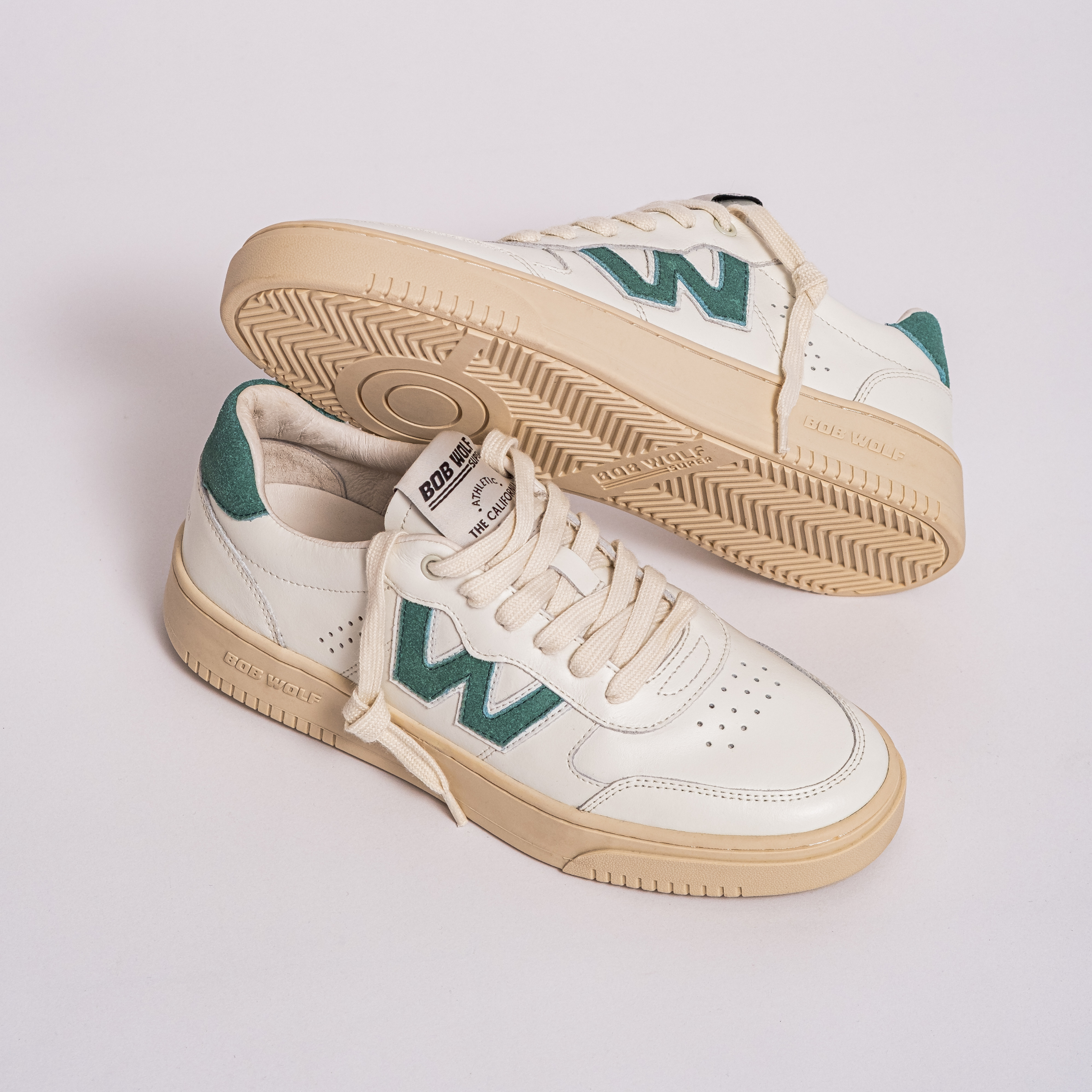 Legacy vintage green suede
