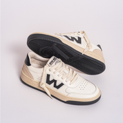 Legacy black leather with suede