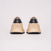 Legacy black leather with suede