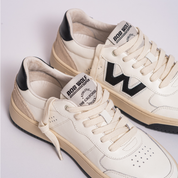 Legacy black leather with suede