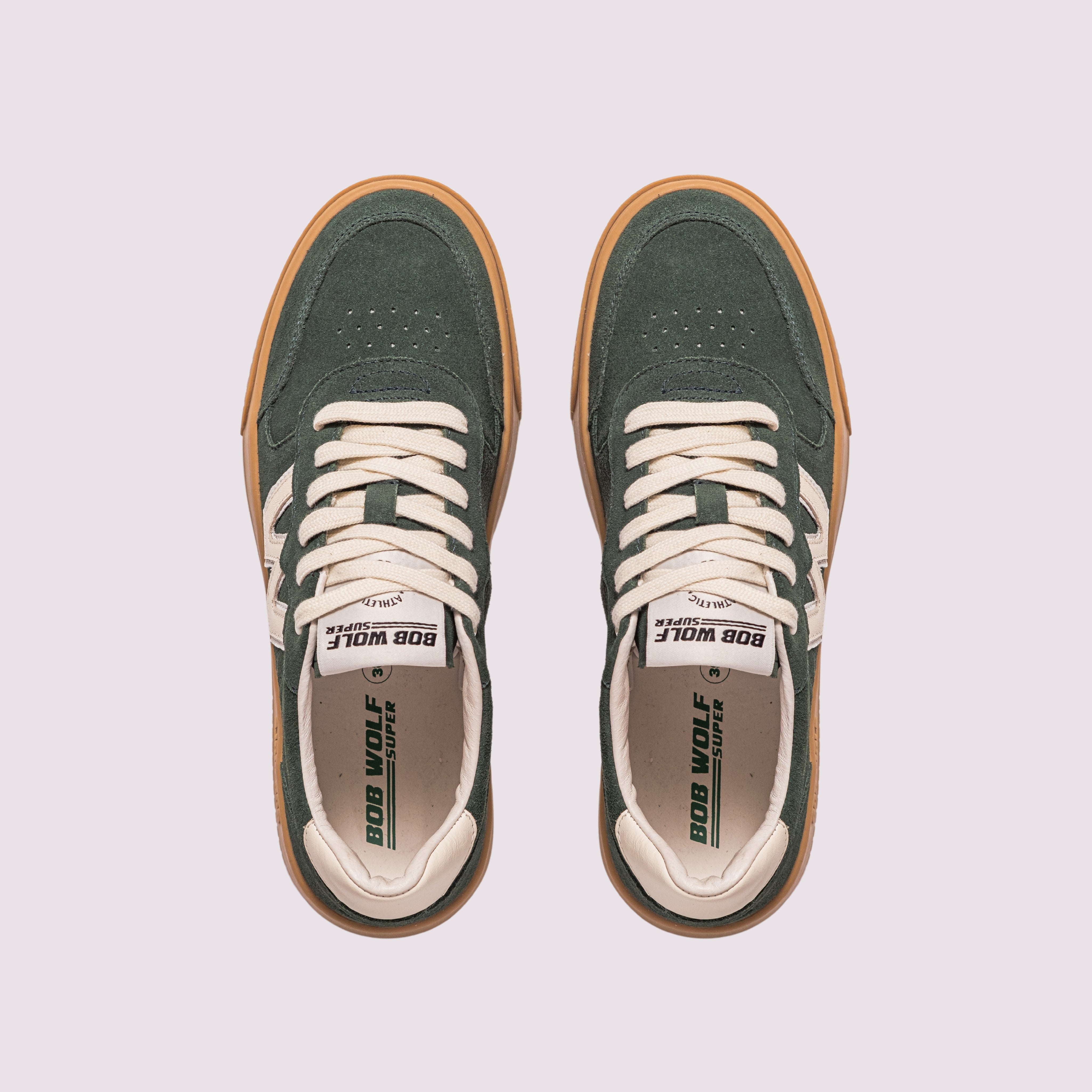 Legacy green suede x beige