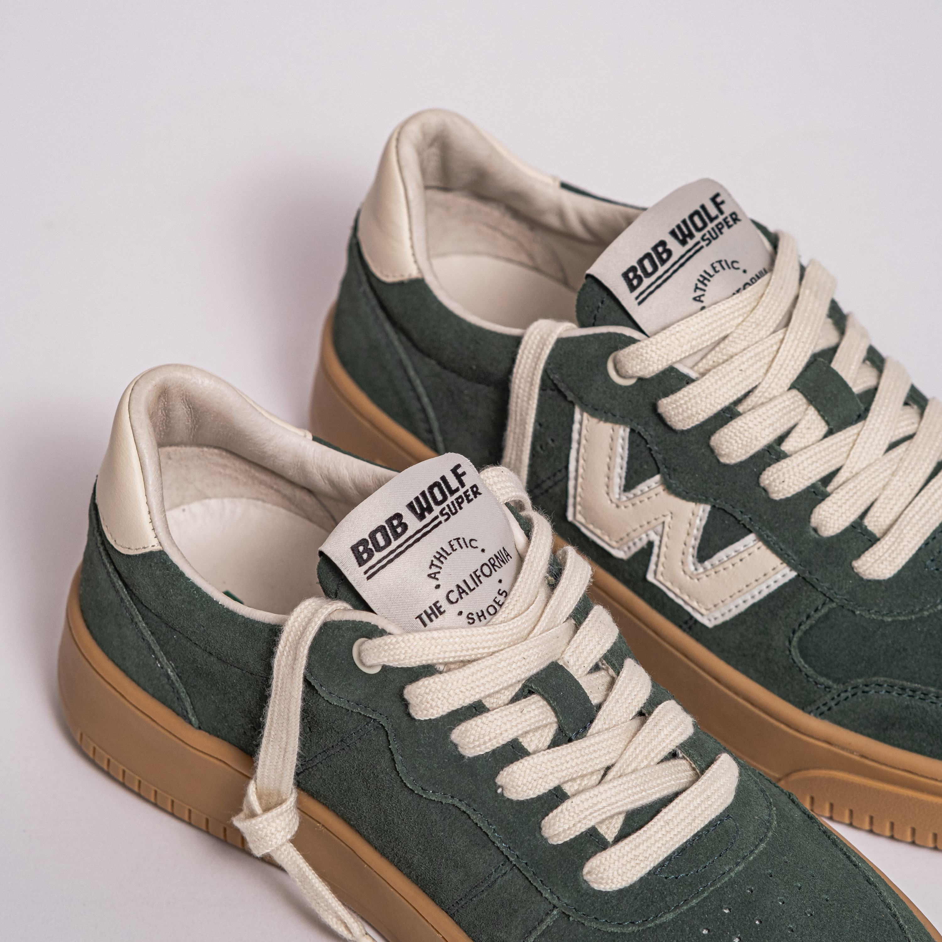 Legacy green suede x beige