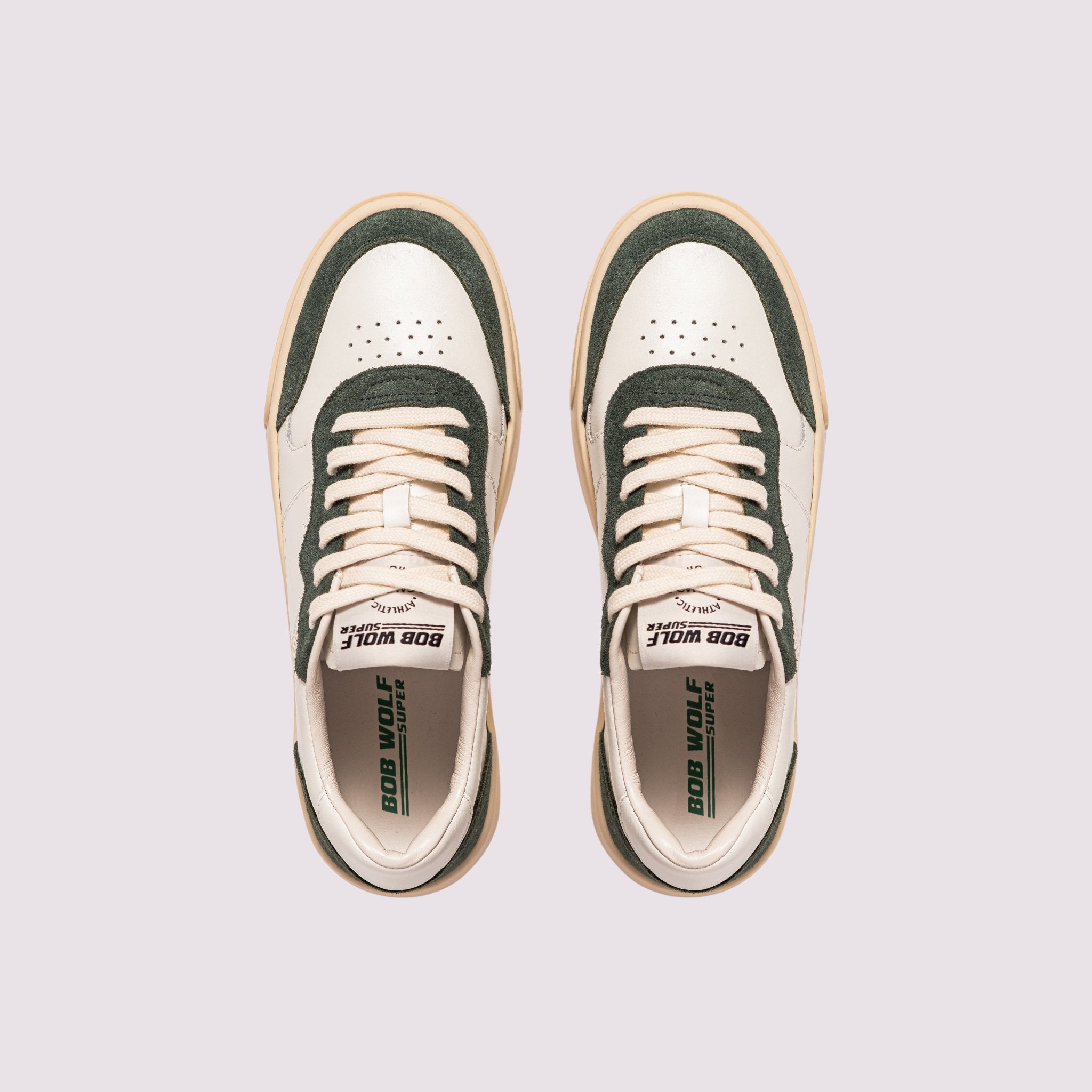 Legacy '76 leather with green suede
