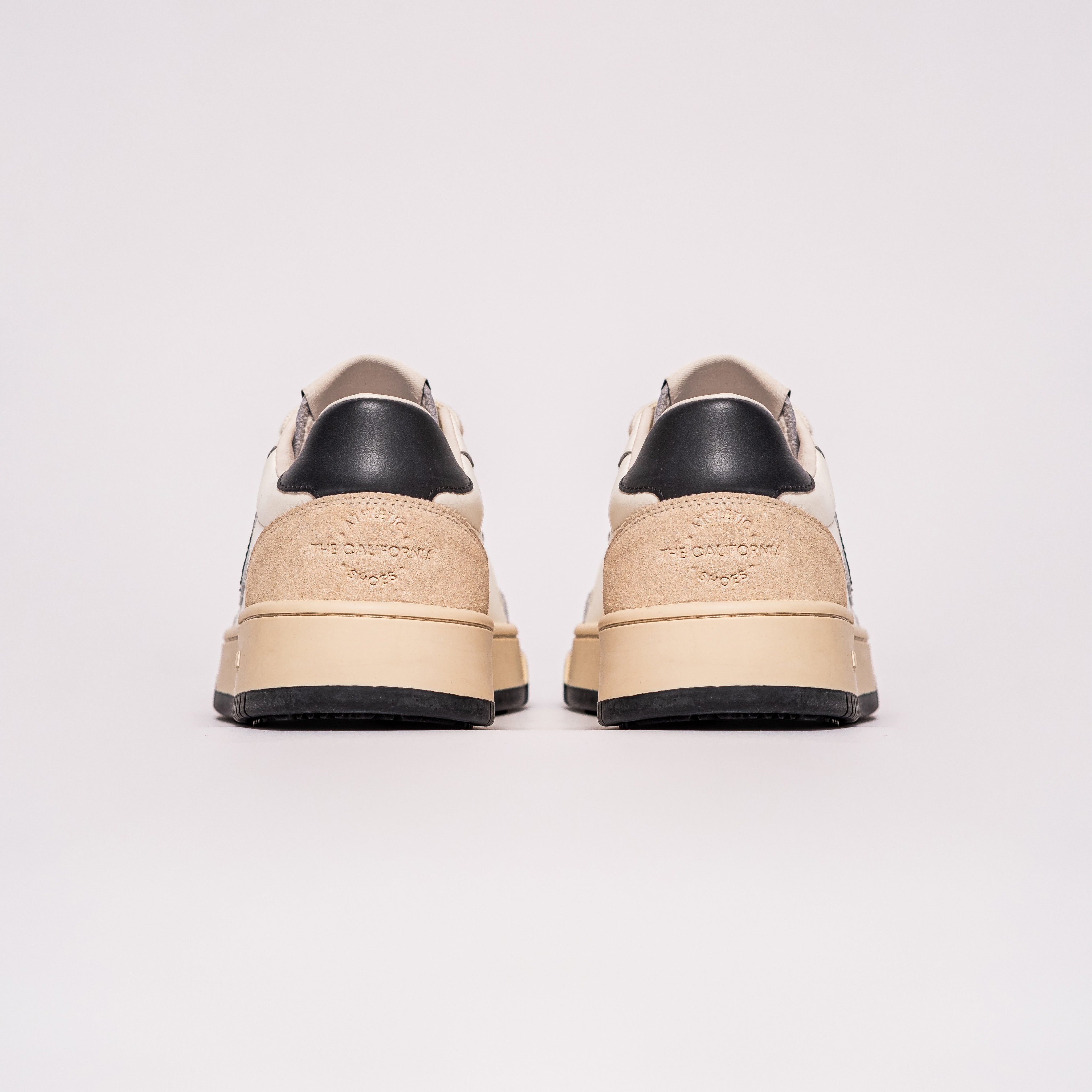 Legacy black leather with suede