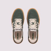 Legacy green suede x beige