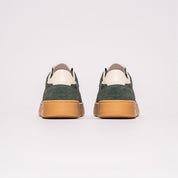 Legacy green suede x beige