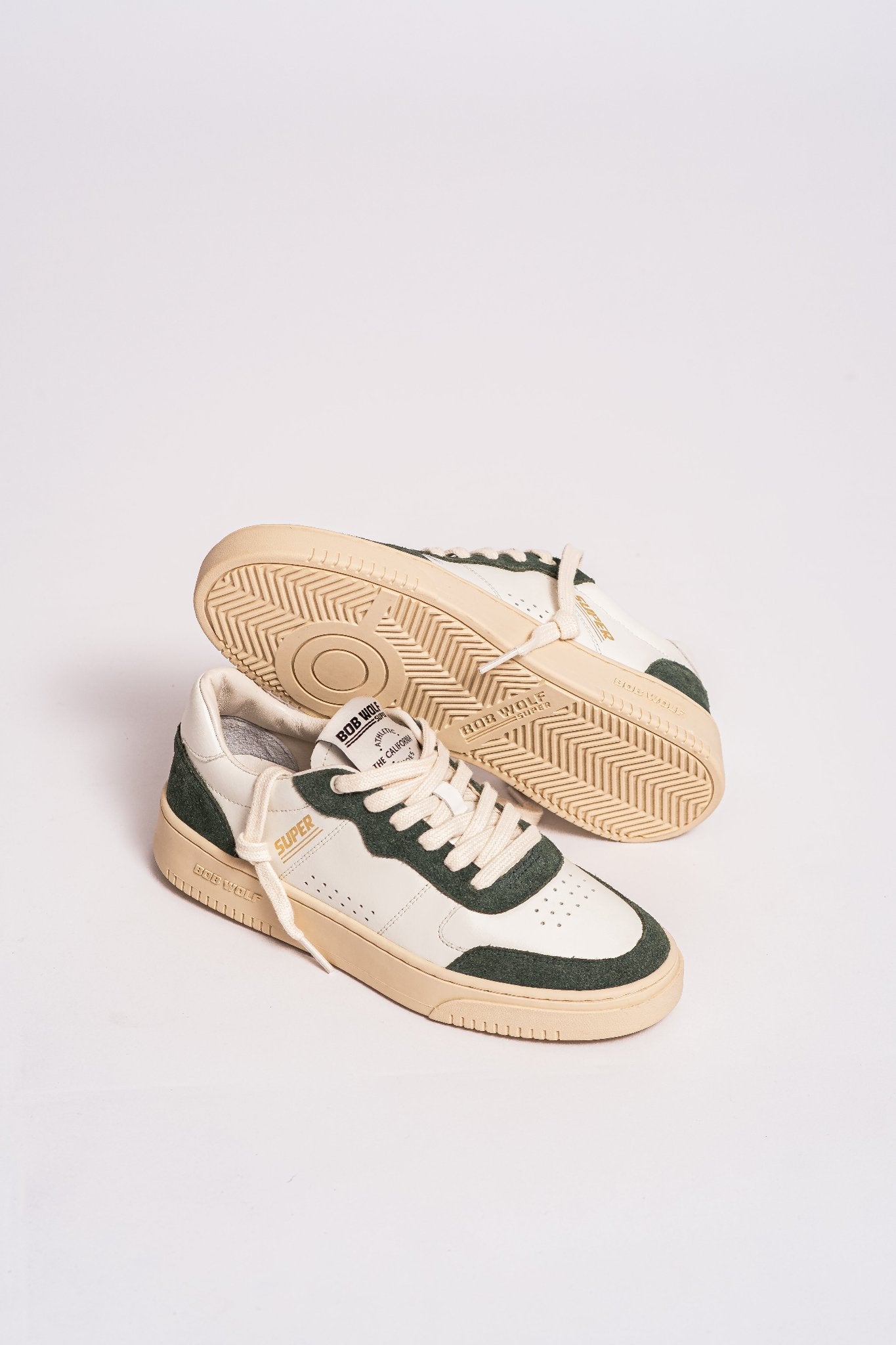 Legacy '76 leather with green suede