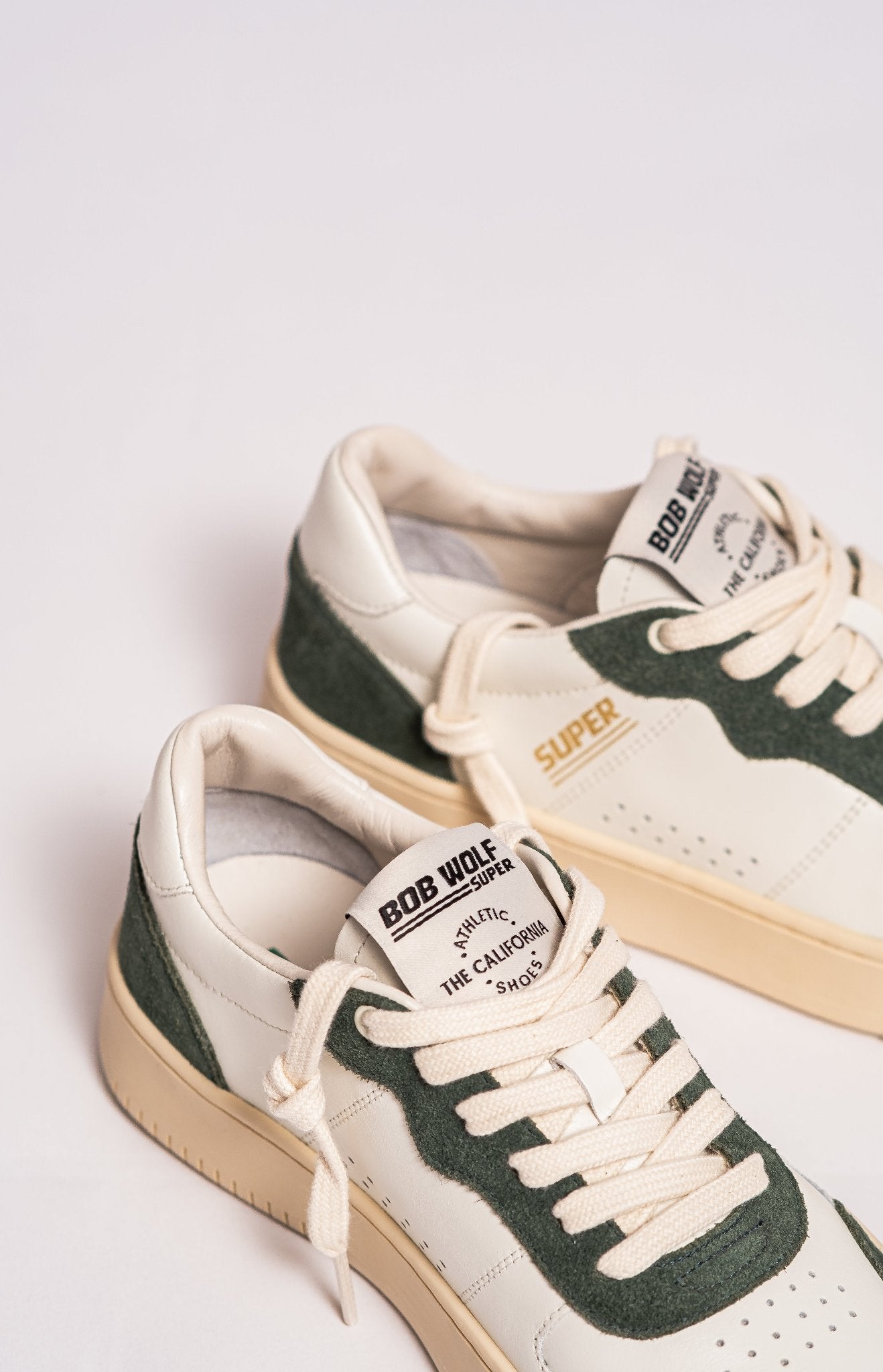 Legacy '76 leather with green suede